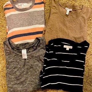 Large maternity long sleeve shirts